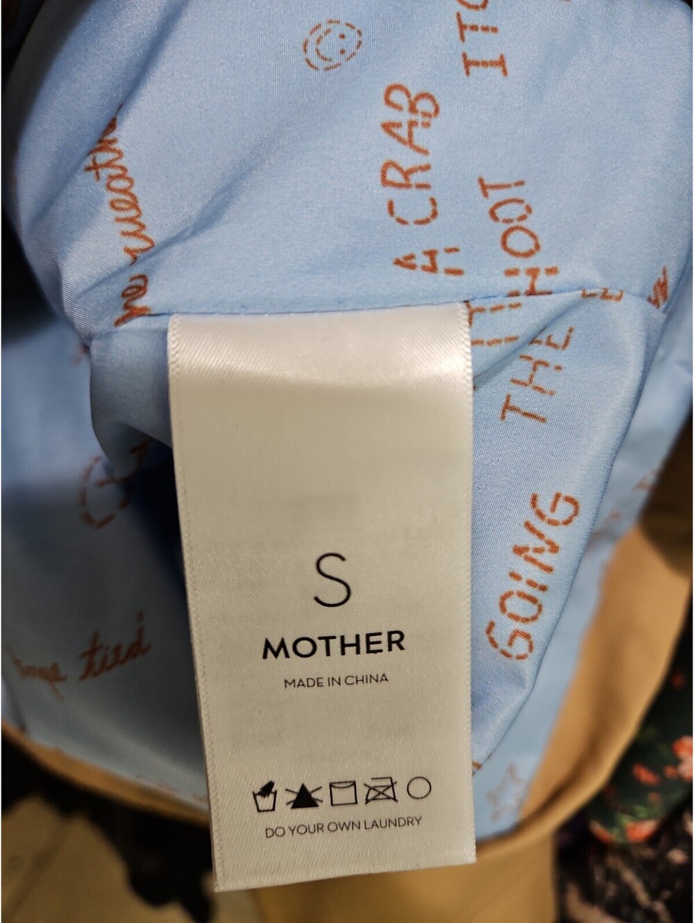 NEW, Mother The Light Drizzle Raincoat in Beige sz S #C4859 - Picture 10 of 10